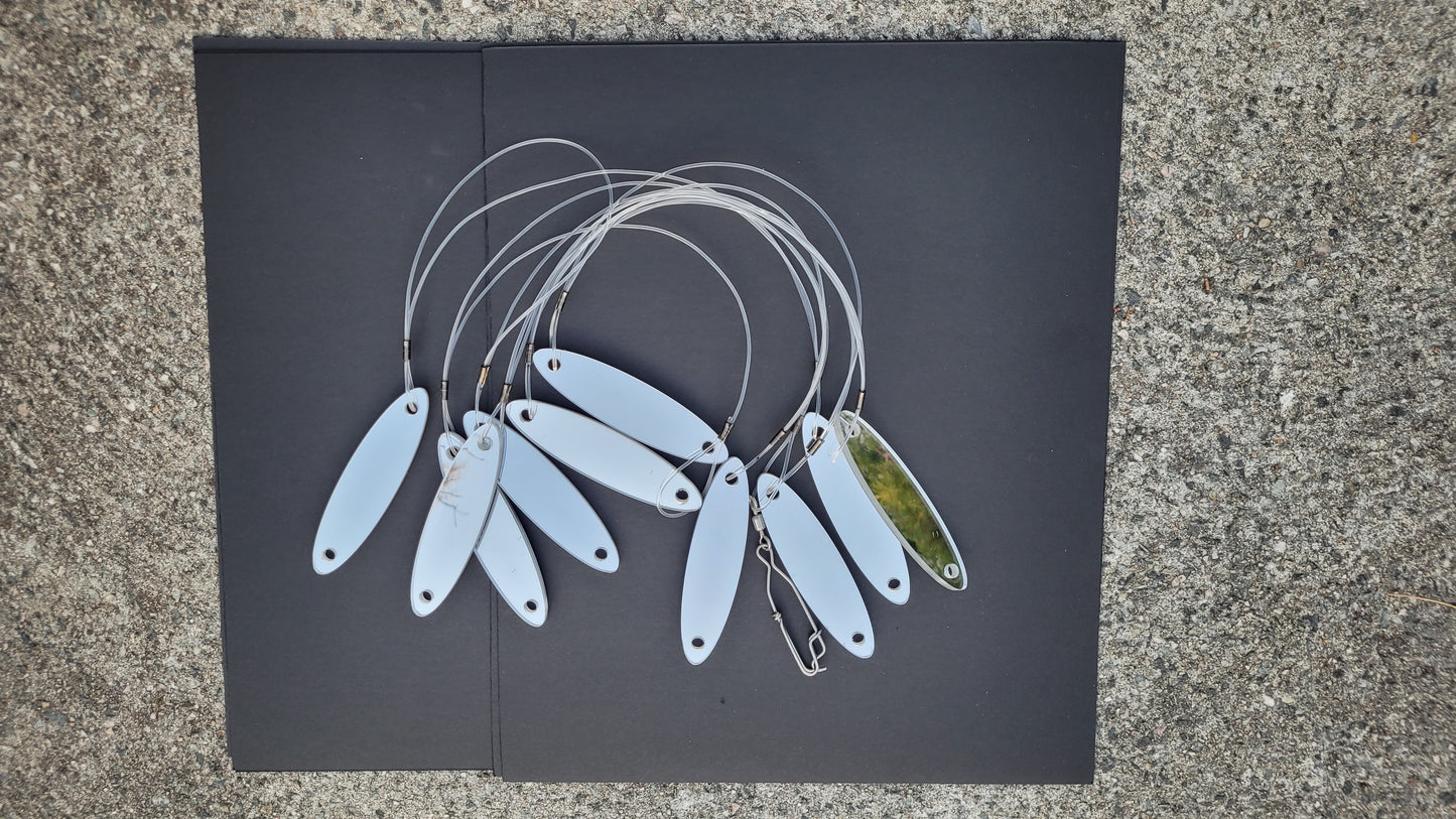 Fish Flasher | 10 Piece Double-sided Acrylic Mirror