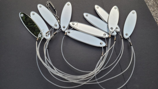 Fish Flasher | 10 Piece Double-sided Acrylic Mirror
