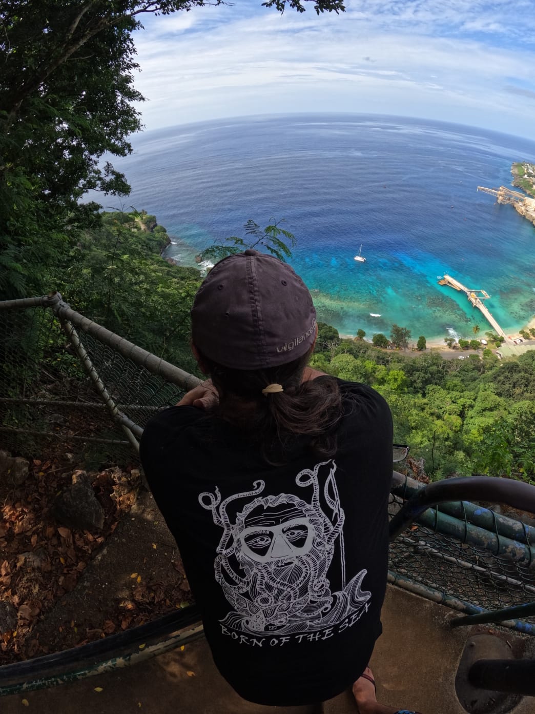 BORN OF THE SEA | Old Man Blue T-Shirts