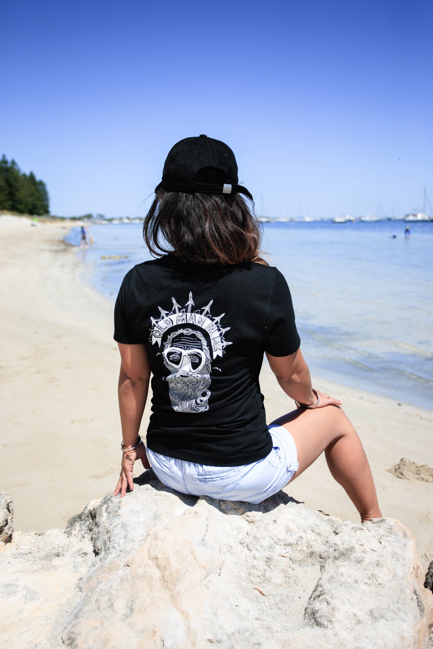OLD MAN BLUE HALO T-SHIRT | Woman's