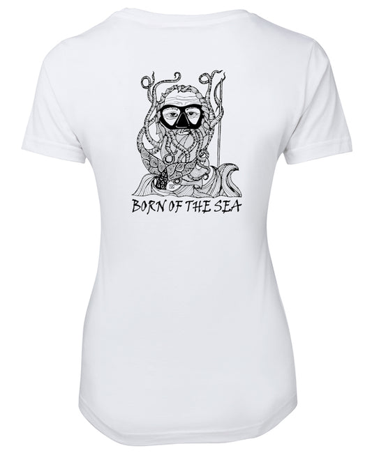 BORN OF THE SEA T-SHIRT | Woman's