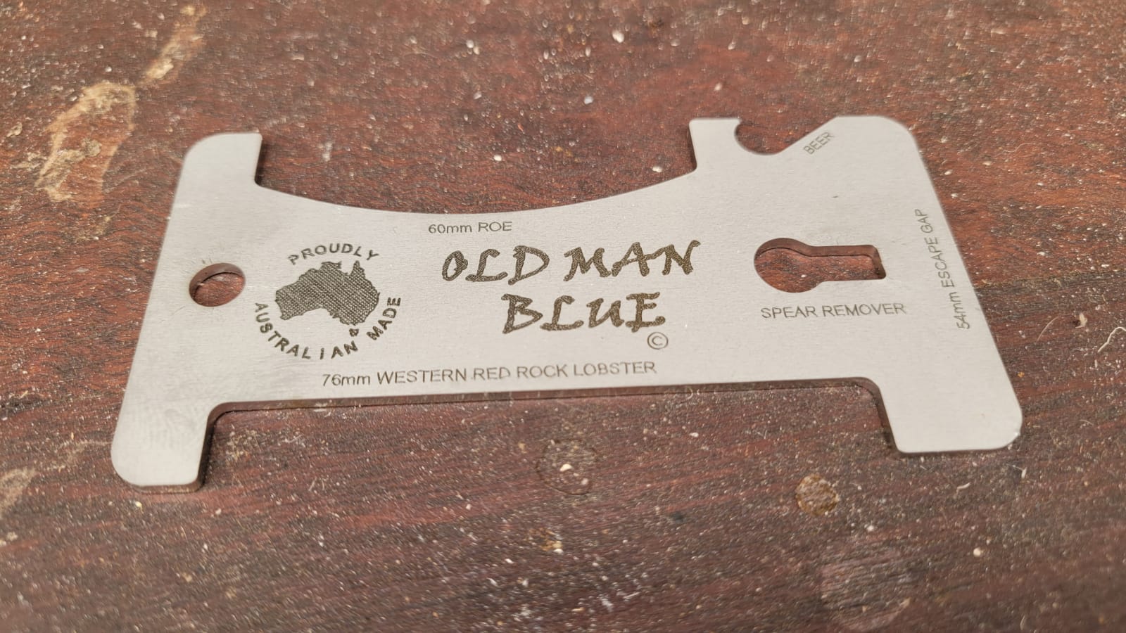 old man blue cray abalone gauge