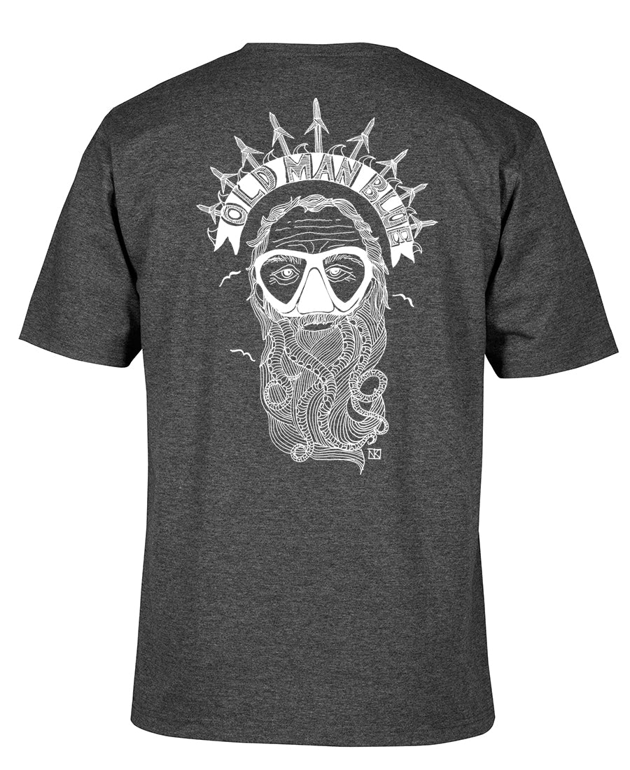 OLD MAN BLUE HALO T-SHIRT