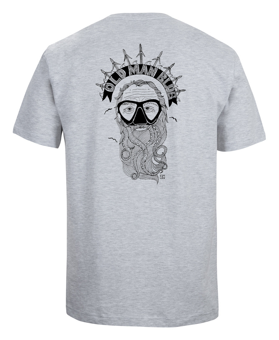 OLD MAN BLUE HALO T-SHIRT