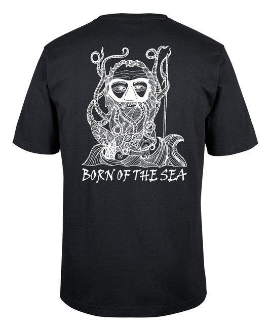 BORN OF THE SEA | Old Man Blue T-Shirts